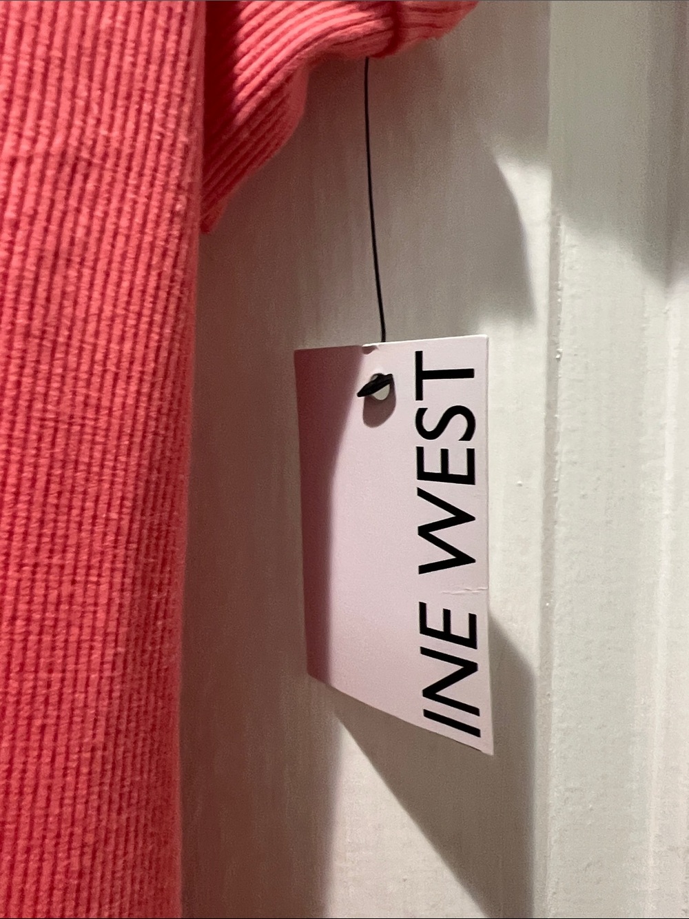 Nine West Coral Pink Cutout Midi Dress NWT - Picture 4 of 11